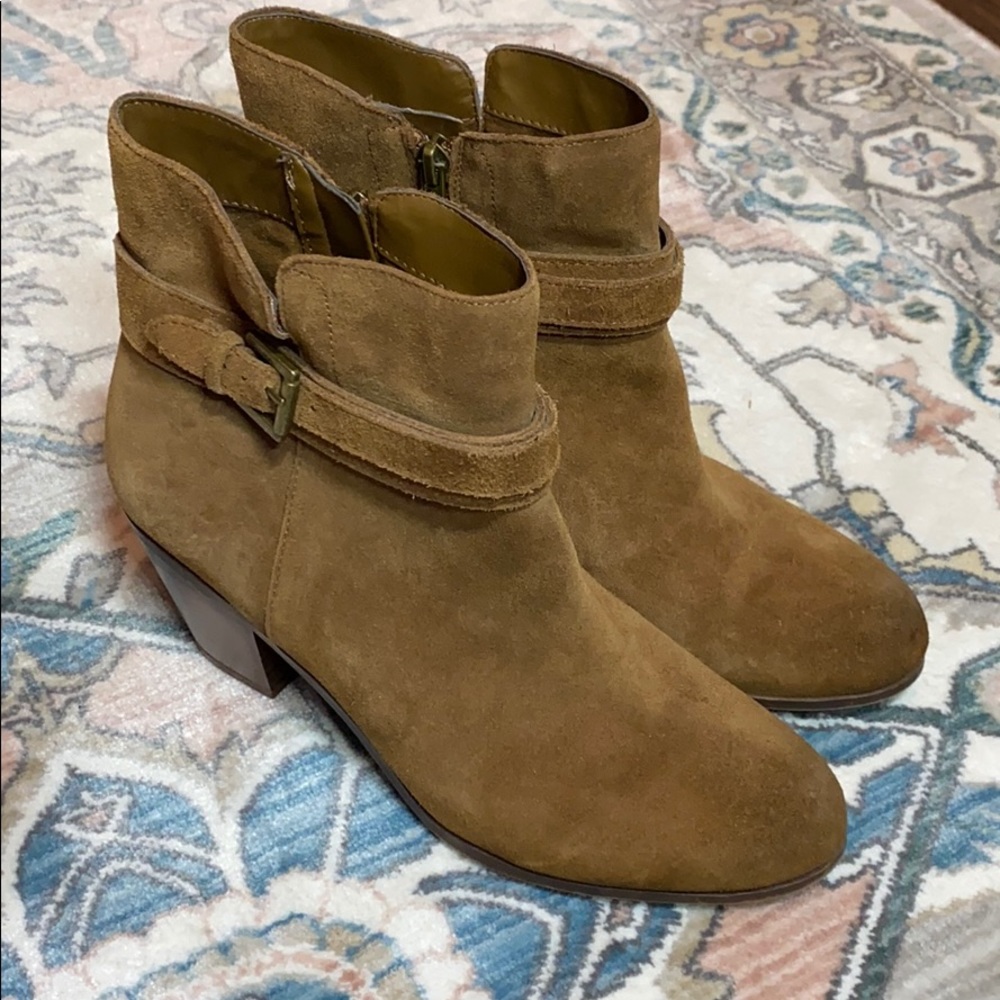 Suede booties